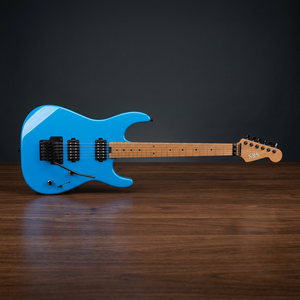 Guitare électrique 22 frettes, frettes en nickel-argent de taille moyenne, corps en peuplier, manche en érable torréfié, tremolo Floyd Rose, CS260 - Product Image 1