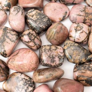 Vente en gros de pierres de rhodonite naturelles | Cristaux de guérison roses polis | Pierres précieuses en vrac pour bijoux et décoration - Product Image 4