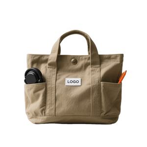 Sac de courses en nylon réutilisable de haute qualité, résistant, écologique, avec poignée en corde, logo personnalisé, sacs de shopping personnalisés, marque personnalisée - Product Image 6