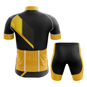 Tenue de cyclisme high-tech avec tissu antibactérien et qualité d'impression durable, combinaison de cyclisme d'été pour hommes - Product Image 2