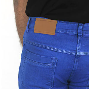 Jeans streetwear pour homme de haute qualité, respirants, avec détails de boutons en cristal, saison printemps, 100% coton, coupe droite, meilleur prix bas - Product Image 5