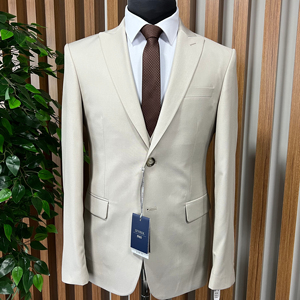 Qualité turque Offre Spéciale sur mesure Viscose et Polyester tissu hommes Elite costume mariage marié et costume d'affaires pour hommes - Product Image 1