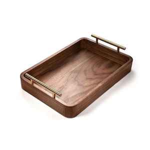 ถาดเสิร์ฟไม้ธรรมชาติทำมือที่ดูดีที่สุดสำหรับบ้านโรงแรมร้านอาหารห้องครัว - Product Image 3