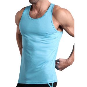 Débardeur d'entraînement à col en O personnalisé pour hommes grande taille vêtements de fitness tricotés débardeur musculaire pour hommes vêtements de sport - Product Image 1