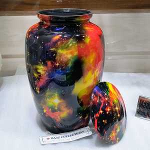 Las urnas de cremación de metal decorativas duraderas más vendidas para cenizas que preservan la gracia respetan al proveedor mayorista India - Product Image 3