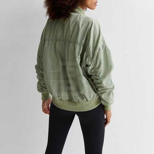 2025 New Style Bomber Winter <b>Jackets</b> Hot Sale Breathable Women Bomber <b>Jackets</b> Made In Pakistan - Product Image 2