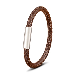 MenneM Bracciali Geometrici Placcati Oro per Uomo, 4-6mm, Stile Estetico Classico e di Tendenza - Regalo - Product Image 1