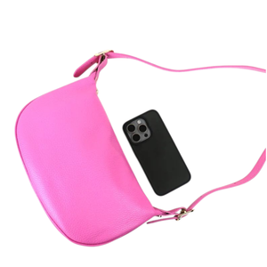 Bolso de Hombro de Cuero con Forma de Media Luna para Mujer, Estilo Bohemio, de Gran Capacidad, con una Sola Correa Ajustable y Herrajes de Primera Calidad - Product Image 5