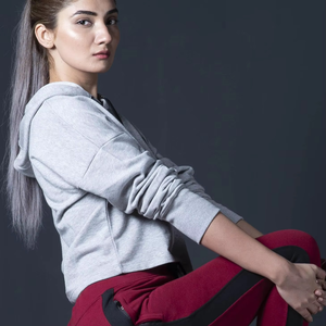 Fleece Crop Top Hoodie Custom Blank Mujeres Cropped Hoodie Jumper Hoodies For Women coat Jacket - Product Image 5