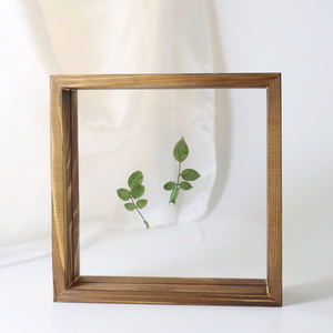 Top Vente Nouvelle Arrivée Pin Bois Horizontal Cadre Photo Brillant Bois Fini Décoration De Table Bureau À Domicile Table Décoratif - Product Image 4