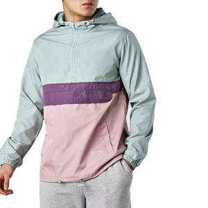 Men's Custom Logo Windbreaker Jacket Waterproof Outdoor Hooded Sportswear Lightweight Windproof Hiking Rain <b>Coat</b> Activewear - Product Image 4
