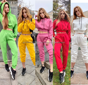 Ensemble de survêtements pour femmes 2026, personnalisable avec logo, vierge, hiver, broderie - Product Image 2