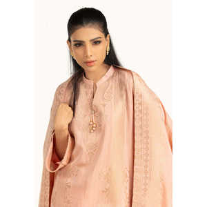 Traje de Satén Jacquard Teñido de 3 Piezas IUSTKSD-1078 - Product Image 6