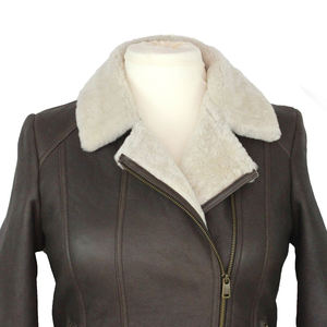 Veste en cuir pour homme légère d'hiver en gros, fermeture éclair, vintage, fourrure épaisse, manteaux pour homme, veste en cuir d'extérieur pour unisexe - Product Image 6