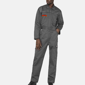 Combinaison de travail haute visibilité, adaptée au travail industriel, vêtements de travail, combinaison en tissu durable, usage quotidien professionnel, combinaison haute visibilité - Product Image 6