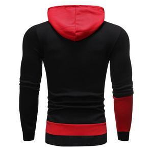 Sudadera con Capucha de Alta Calidad para Hombre, Estilo Urbano, Informal, de Manga Larga, con Estampado Digital y Parches, 100% Algodón, Talla Grande - Product Image 6