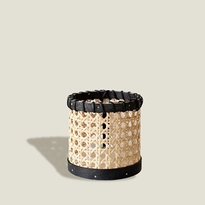 Petit panier de rangement multifonctionnel en rotin naturel moderne et écologique - Product Image 5
