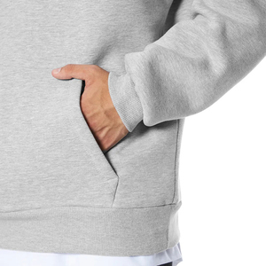 Hoodie en molleton français pour homme, 100% coton, haute qualité, imprimé sur mesure, style vintage, respectueux de l'environnement, avec strass et sérigraphie, idéal pour l'hiver - Product Image 2