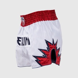 2025 unisexe Muay Thai MMA Kick Boxing Grappling Jiu Jitsu lavé 100% coton Shorts - Product Image 3