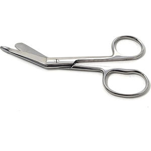 Ciseaux à gaze en acier inoxydable 14cm 16cm 18cm pour pansements, bandages, tissus, avec manche, par SurgiRight Instruments - Product Image 5