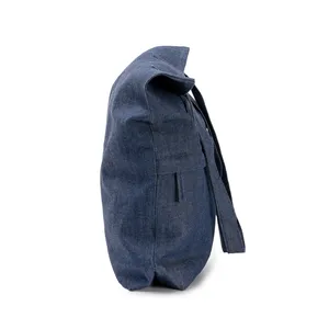 Borsa Shopper in Denim Riciclato Zovo, Borse Promozionali Sostenibili per Gadget - Product Image 2