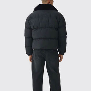 Veste matelassée pour homme avec capuche amovible, gilet matelassé d'extérieur, veste matelassée légère d'extérieur - Product Image 5