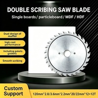 Lame de scie circulaire en carbure TCT de 120 mm, qualité industrielle, soudée haute fréquence, OEM personnalisée, pour la coupe du bois
