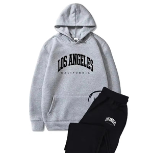 Nuevo chándal de moda, prendas de vestir, sudadera con capucha y cremallera con rayas laterales, ropa de gimnasio, ropa informal, chándal para hombres - Product Image 1