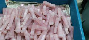 Feng Shui piedra Natural torres de cuarzo rosa cristal obelisco Torre punto varita rosa cuarzo cristales piedras preciosas varita curativa - Product Image 5