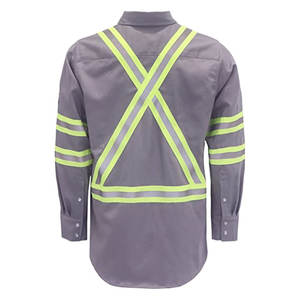 Camisas ignífugas de soldadura FR para hombres, camisa ignífuga a medida, precio al por mayor, 2023 - Product Image 2