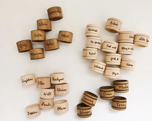 Ensemble d'anneaux de serviette modernes en or faits à la main, durables, écologiques, élégants, en fer, décoration de table à manger pour mariages, fêtes, fête exclusive - Product Image 4