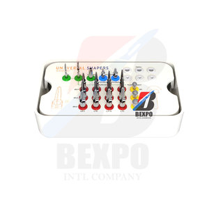 Kit de perfilado de implantes moldeadores universales dentales profesionales para herramienta de odontología quirúrgica instrumentos manuales - Product Image 1