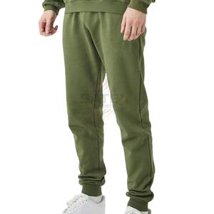 Ensemble de survêtement décontracté pour homme avec logo personnalisé, 100% coton, imprimé à l'écran, surdimensionné, deux pièces, pantalon évasé, veste à capuche, saison hivernale - Product Image 4