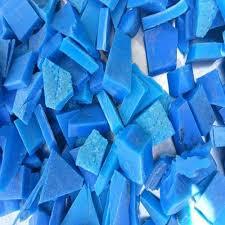 Flocons de polyéthylène haute densité de qualité de moulage en plastique de déchets de tambour HDPE bleu de haute qualité - Product Image 3