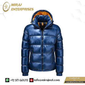 Parkas impermeables para hombre, prendas de vestir de otoño, trajes a prueba de viento, sombrero desmontable, Parka, abrigo para hombre, invierno, nuevo, metálico, brillante, cálido y grueso - Product Image 3