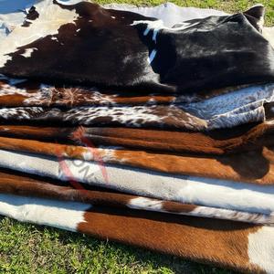 Wholesale Long Shiny Hairs Cow <b>Leather</b> Skins With Hair on - Product Image 6