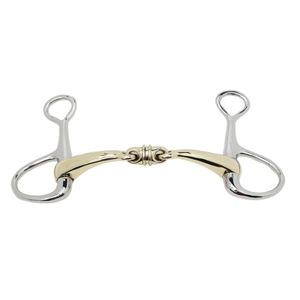 Bit Baucher de 45 Grados con Enlace de Rodillo Doble KK, Mejillas con Vástago Curvo, Proveedor de Servicios Mayorista Ecuestre - Product Image 6