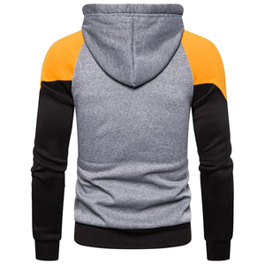 Sweat à capuche sport surdimensionné pour femmes sweat polaire épais poches kangourou couleur unie bloc imprimé brodé contraste - Product Image 6