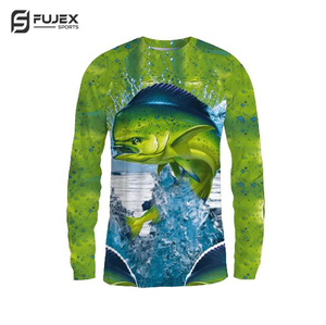 El mejor Material Servicios OEM Características transpirables e impermeables Camisas de pesca de manga larga con diseño personalizado Precio razonable - Product Image 6