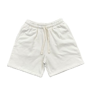 Ropa de calle unisex estilo hombres con cordón superior pisando diseño pantalones cortos 100% algodón hombres pantalones cortos precio razonable OEM bajo MOQ - Product Image 6