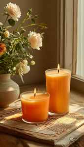 Bougie en cire de sable multicouche parfumée en verre, décoration d'intérieur, cadeau décoratif unique, fournisseur en gros - Product Image 3