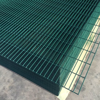 Clôture en treillis d'acier 358 à vue dégagée Clôture de jardin anti-escalade de 6 pieds de haut 358 Poteaux de clôture Modélisation 3D haute sécurité incluse