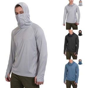 Camiseta de Pesca de Secado Rápido con Protección Solar y Sublimación de Moda, Sudadera con Capucha, Camiseta de Pesca de Manga Larga al por Mayor - Product Image 3