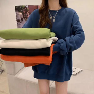 Conjunto de Sudadera con capucha de gran tamaño para mujer de alta calidad Jersey con logotipo personalizado Sudaderas con capucha Sudaderas Pantalones de Jogger de algodón Tallas grandes Moda - Product Image 5