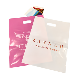 Sac à provisions de luxe en plastique pour l'emballage de la livre au détail changements de couleur sacs de transport pour les achats en gros usine - Product Image 3