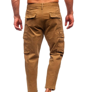 Pantalones Cargo para Hombre, 100% Algodón, Largos, Rectos, con Estampado, para Uso Táctico, Casual y al Aire Libre, MOQ Bajo, Tela de Lona - Product Image 4