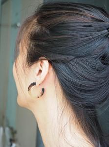 Pendientes de Cuerno de Búfalo para Niñas, Pendientes de Mujer, Joyería de Cuerno, Cuerno Natural para Mujer, Alta Calidad - Product Image 3