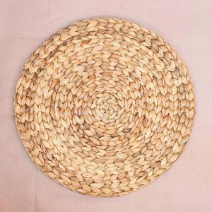 Party Accessories Natural Charger Plates Water Hyacinth Dish Serving <b>Placemat</b> Tabletop Decoration - Product Image 1