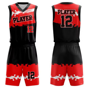 Conjuntos de Camisetas de Baloncesto sin Mangas de Malla de Poliéster 100%, Sublimadas Personalizadas de Primera Calidad, Transpirables, Ligeras, Reversibles y de Secado Rápido - Product Image 4