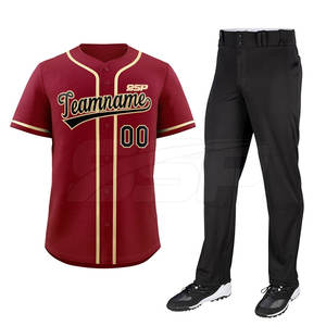 เครื่องแบบเบสบอลกีฬากลางแจ้งเครื่องแบบเบสบอลมีดีไซน์ใหม่ - Product Image 1